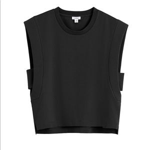 Cuyana Cropped Tank - black